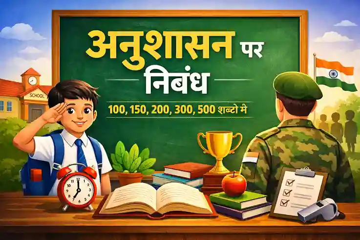 Anushasan Par Nibandh