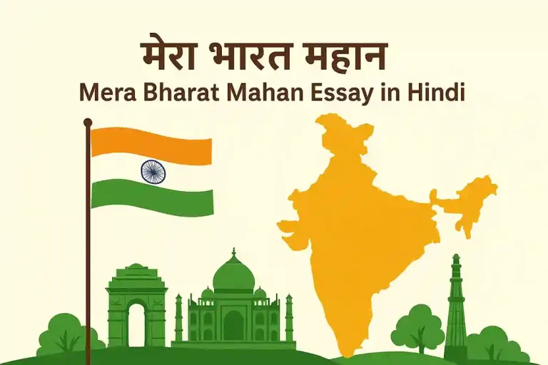 Mera Bharat Mahan Essay in Hindi