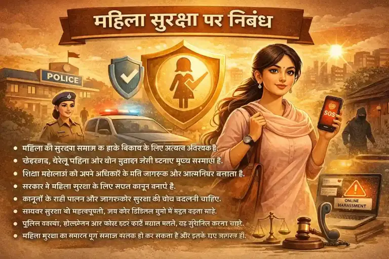 Mahila Suraksha Par Nibandh