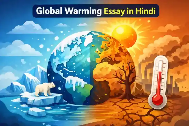 Global Warming Essay Hindi