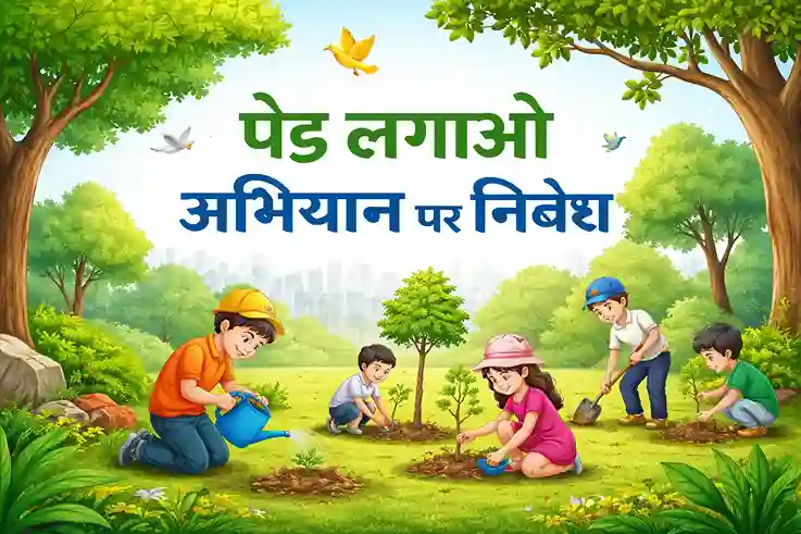 Ped Lagao Abhiyan par Nibandh