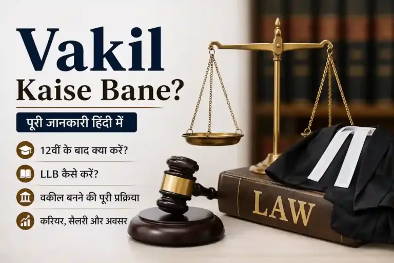 Vakil Kaise Bane